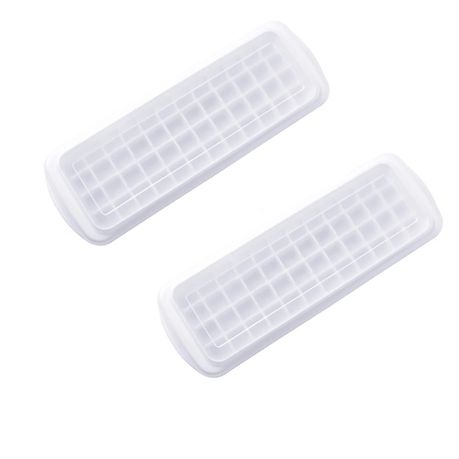 Pack of 2 Ice cube trays with lids - 48 grid Buy Online in Zimbabwe thedailysale.shop