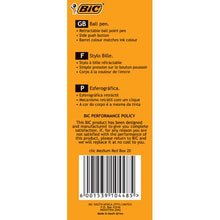 Load image into Gallery viewer, BIC Clic Medium Ballpoint Pens - Red (Box of 20) - Retractable button
