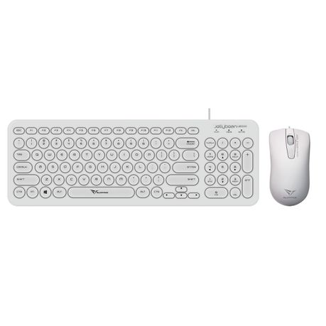 Alcatroz Jellybean U2000 Keyboard and Mouse - White