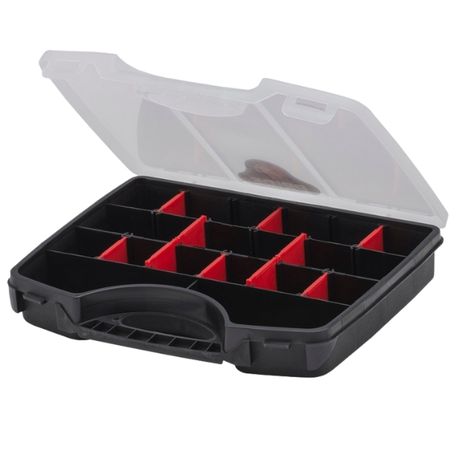 Pride - Organiser Tool Box - Black / Red (26cm) Buy Online in Zimbabwe thedailysale.shop