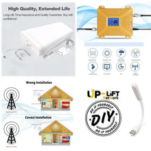 Load image into Gallery viewer, Signal Booster Kit Any Network (DIY) easy install UP-Lift Pro
