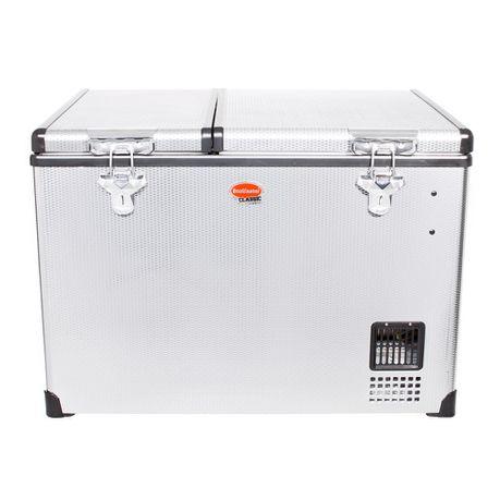 SnoMaster 56L Dual Compartment 12V/220V Fridge Freezer - Silver Buy Online in Zimbabwe thedailysale.shop