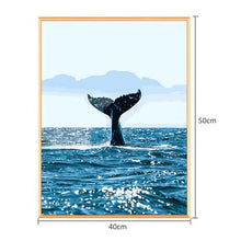 Load image into Gallery viewer, Paint by Numbers Acrylic Painting DIY Kit - Whale
