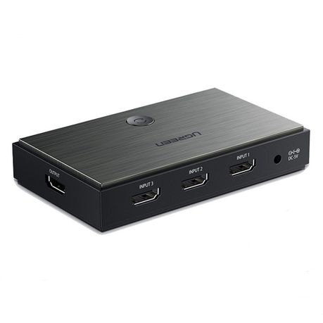 UGreen HDMI V2.0 3in 1out Switch-BK