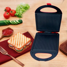 Load image into Gallery viewer, DH- 4 Slice Non-stick Panini &amp; Sandwich Press with Electro-Save Features
