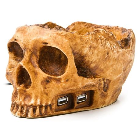 4 Port USB Skull Hub