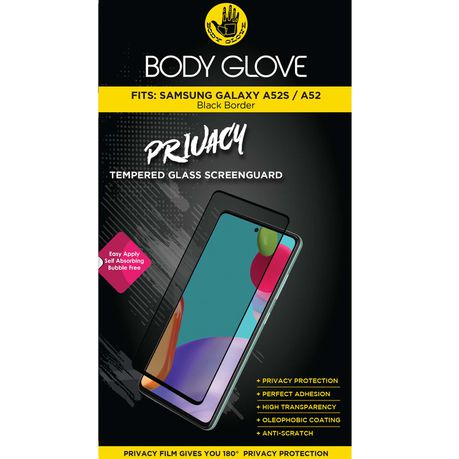 Body Glove Samsung Galaxy A52S/A52 Privacy Tempered Glass Screen guard