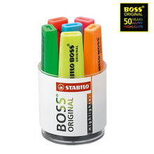 Load image into Gallery viewer, Stabilo Boss Highlighters - Tub of 6 Colours
