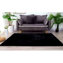 Load image into Gallery viewer, Large Premium Fluffy Carpet/Rug - Full Black
