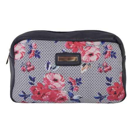 Floral Cosmetic Bag