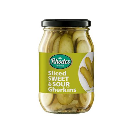 Rhodes - Gherkins Sliced 6x375g