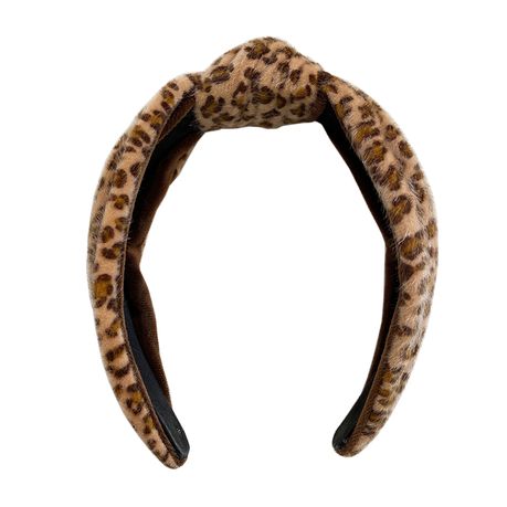 Nordik Beauty Faux Fur Animal Print Vintage Knot Headband Buy Online in Zimbabwe thedailysale.shop