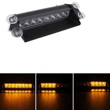 Load image into Gallery viewer, 8-LED Light Car Strobe Flash Dash Emergency Light Warning Lamp Warm White
