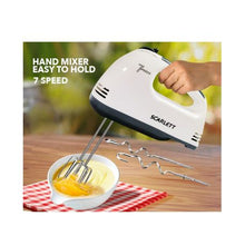 Load image into Gallery viewer, Scarlett England 7 Speed Super Hand Mixer-260w
