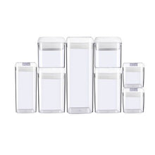 Load image into Gallery viewer, (JDBY-W8PK) Airtight Food Storage Containers Set 8 Piece Organisation Clear
