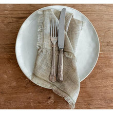 Load image into Gallery viewer, Heimwee Huis Linen Napkins - Oat - Set of 4
