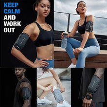 Load image into Gallery viewer, Reflective Sweatproof Running Armband, Workout Phone Holder - Blue
