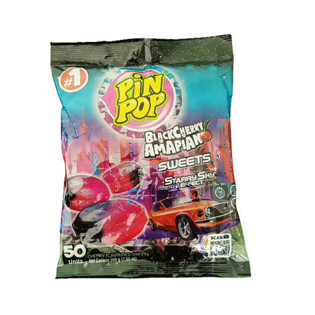 Pin Pop - Black Cherry Sweets - 50's Buy Online in Zimbabwe thedailysale.shop