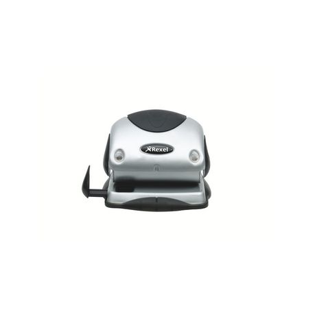 Rexel: P215 2 Hole Premium Punch - Silver/Black