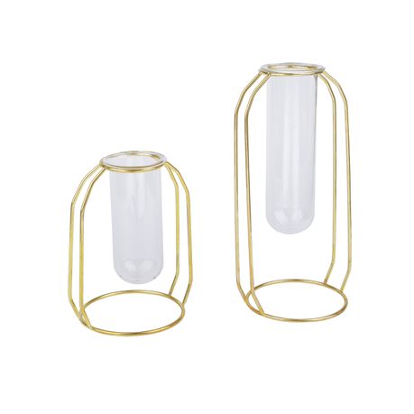 Vase Set With Suspended Cylinder Glass Vase - Set Of 2 Combo Deal Buy Online in Zimbabwe thedailysale.shop