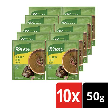 Knorr Hearty Beef Soup 10x50g