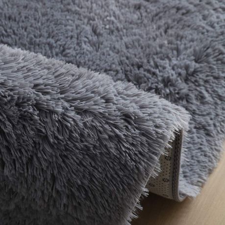 Fluffy Carpets Rug Grey 200 x 150cm Buy Online in Zimbabwe thedailysale.shop