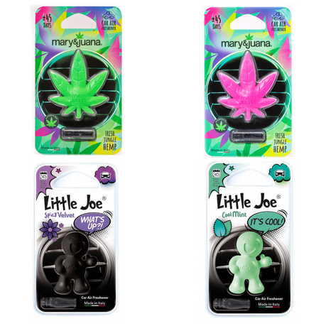 4 Pack Little Joe & Mary & Juana Air Fresheners