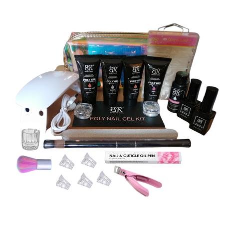 Polygel Nail Extension kit- All in one gift set Buy Online in Zimbabwe thedailysale.shop