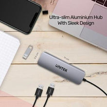 Load image into Gallery viewer, Unitek 5-Port Type-C U Hub with Power Delivery - Grey (H1107B)
