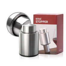 Load image into Gallery viewer, Manual Vacuum Wine Stopper - Stainless Steel
