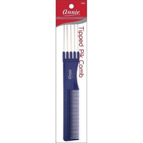 Annie - Tipped Pik Comb Asst Color - 6 Pack