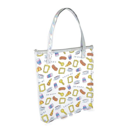 Friends Clear and Silver Shopper Bag Buy Online in Zimbabwe thedailysale.shop