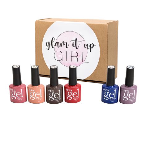 Glam It Up Girl/ UV Gel Nail Polish Autumn Kit (4 Colours&2Shimmers) Buy Online in Zimbabwe thedailysale.shop