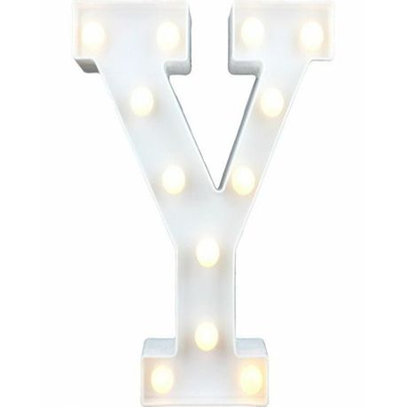 LED Lights Letter -Y Buy Online in Zimbabwe thedailysale.shop