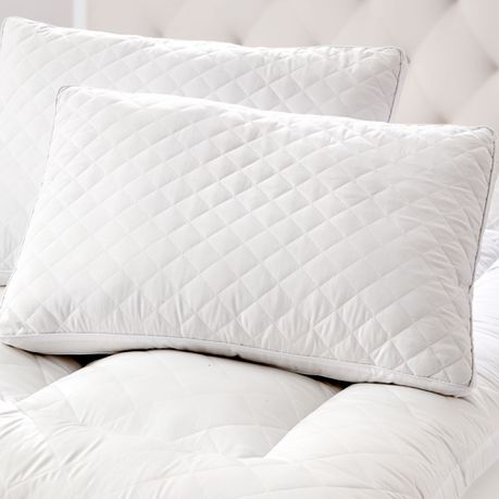 Pillows Twin Pack - Quilted Cover Buy Online in Zimbabwe thedailysale.shop