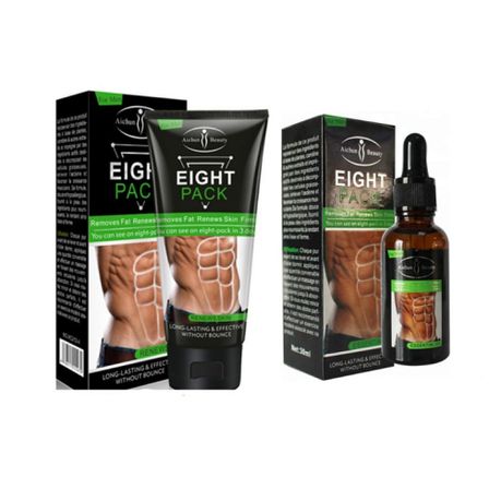 Lilhe Eight Pack Slimming Cream & Essential Oil Treatment - Combo Buy Online in Zimbabwe thedailysale.shop