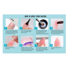 Load image into Gallery viewer, Colorful Polygel Kit with Mini UV LED nail lamp (Travel kit)
