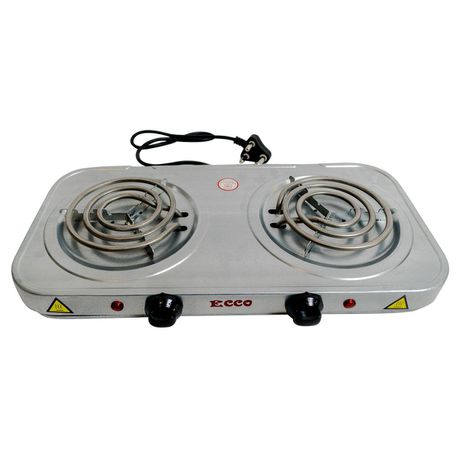 DI75 ECCO 2000W 2 Plate Double Spiral Electric Hot Plate Buy Online in Zimbabwe thedailysale.shop