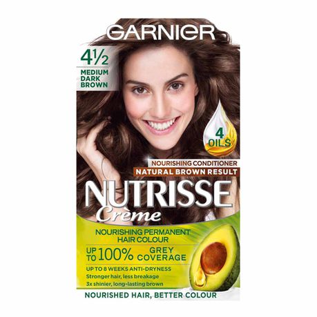 Garnier Nutrisse 4½ Medium Dark Brown Buy Online in Zimbabwe thedailysale.shop