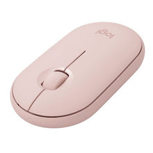 Load image into Gallery viewer, Logitech Pebble M350 Wireless Mouse - Bluetooth - USB - Slim - Silent - Rose
