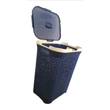 Load image into Gallery viewer, Classic Blue Laundry Basket
