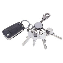 Load image into Gallery viewer, TROIKA Keyring with Carabiner, 5 Exchangeable Rings and 3 Charms – PATENT
