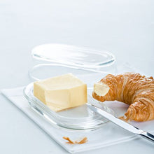 Load image into Gallery viewer, Leonardo Butter Dish in Clear Glass CIAO Oval
