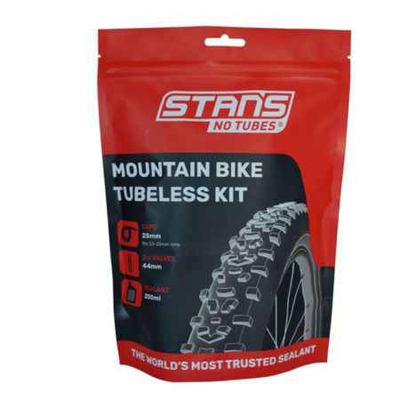 Stan's Tubeless Kit Mountain Bike 25mm tape, 44mm valves Buy Online in Zimbabwe thedailysale.shop