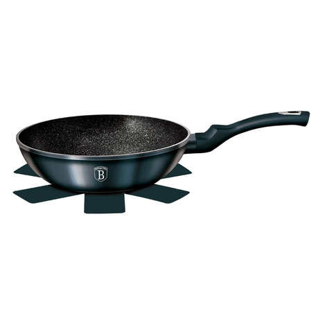 Berlinger Haus 30cm Marble Coating Wok - Aquamarine Collection Buy Online in Zimbabwe thedailysale.shop