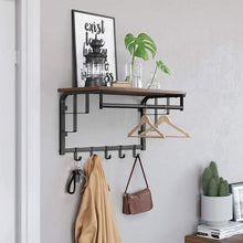 Load image into Gallery viewer, Wall-mounted Coat Rack with Hooks
