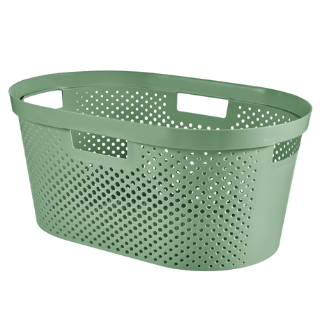 Curver By Keter Infinity Laundry Basket With Dots - Green Buy Online in Zimbabwe thedailysale.shop