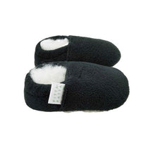 Load image into Gallery viewer, Pitta-Patta Soft Fleece Baby Shoe Slippers - Charcoal Size 3
