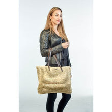 Load image into Gallery viewer, Brad Scott The Monte Carlo Woven Bag - Cream
