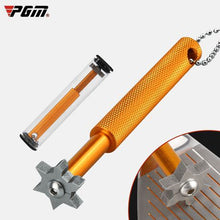 Load image into Gallery viewer, PGM Golf Club Groove Sharpener and Cleaning Tool (Plum Knife)
